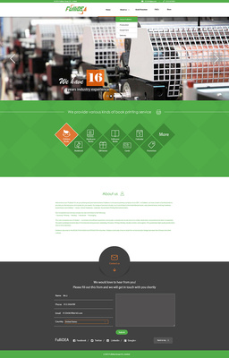 從設計稿到企業官網 fullidea 印刷制作網頁效果圖的專業實踐